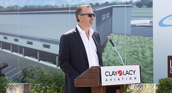 Clay Lacy breaks ground on $20m, 11-acre FBO and MRO development at Waterbury-Oxford Airport
