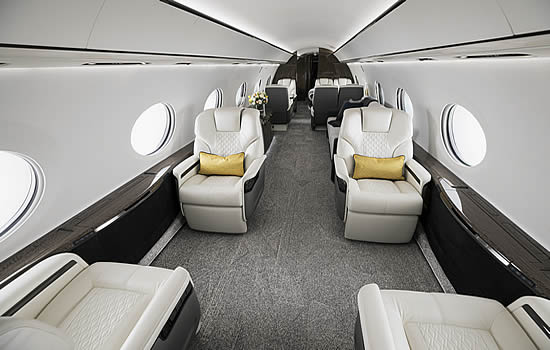 Gulfstream flies second outfitted G700 test aircraft
