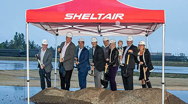New hangar ribbon-cutting plus groundbreaking ceremony marks doubleheader event for Sheltair in Colorado