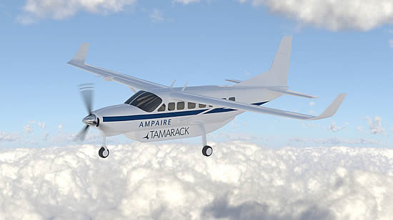 Ampaire and Tamarack announce MOU on aerodynamic upgrades