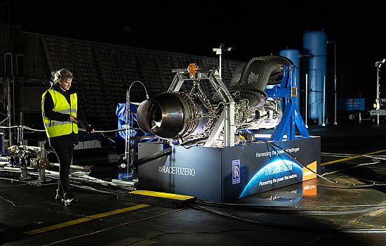 Rolls-Royce AR 2100-A Hydrogen Test at Boscombe Down.