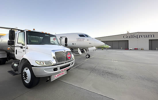 Gulfstream makes industry-first 100% SAF flight