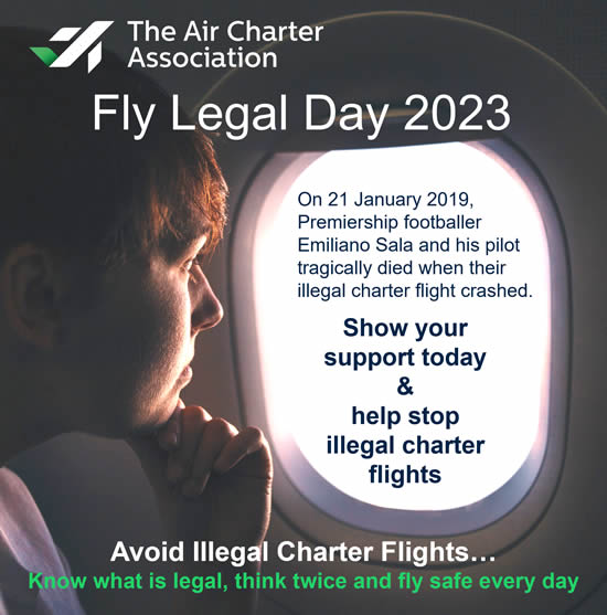 The ACA commemorates Emiliano Sala with Fly Legal Day