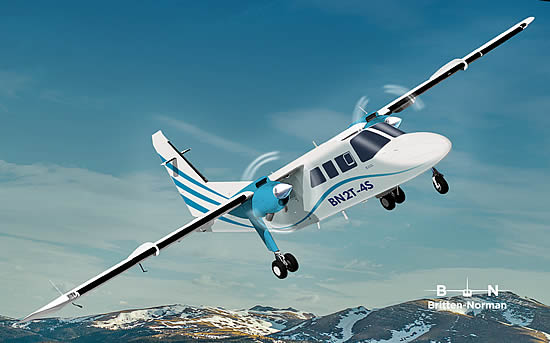 FAA approves Britten-Norman Islander BN2T-45 type FAA approves Britten-Norman Islander BN2T-45 type