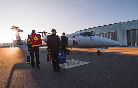 FAI Air Ambulance at its Nuremberg headquarters