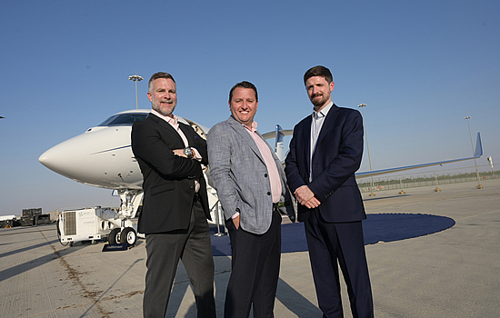 (L to R) Mark Abbott, CEO; Jeffrey Emmenis, Director; and Conan McGale, Director.