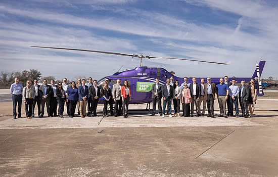 Bell 505 becomes world’s first single engine helicopter to fly with 100% SAF