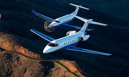 The addition of hundreds of aircraft to fractional fleets in the US will put more fractional owners into their aircraft in 2023 | image of Pilatus PC 12 and PC 24 courtesy of PlaneSense.