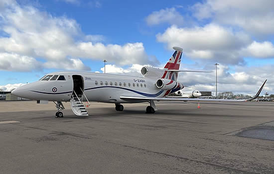 ASG adds base maintenance for Dassault Falcon 900LX