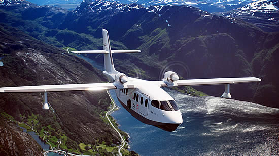 Bergen-based Elfly is building and will operate the Noemi all-electric seaplane.