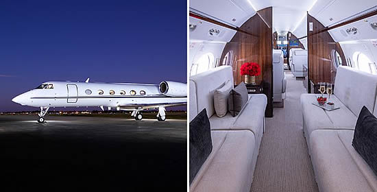 Gulfstream G450 at Van Nuys Airport, CA