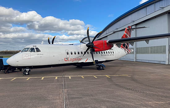 Loganair celebrates the introduction of new ATR aircraft into Glasgow