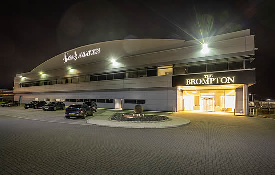 Harrods Aviation unveils new brand identity for Stansted FBOs