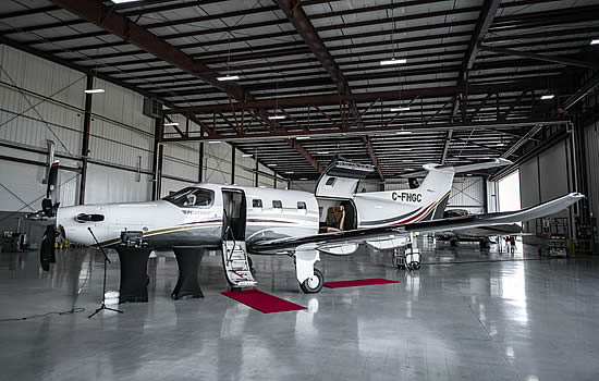 Levaero delivers latest Pilatus PC-12 NGX to Jetport in Hamilton