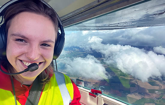 Mollie Wadsworth, Air bp's eighth Sterling Pilot Scholar.