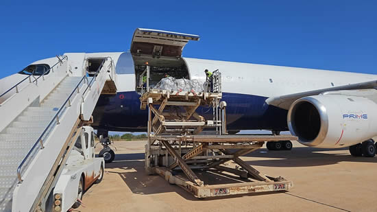 Air Charter Service busy arranging aid flights to Libya