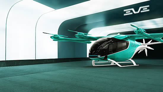 Eve names eVTOL avionics, flight control and thermal management system suppliers
