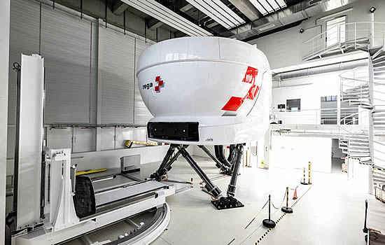 AXIS Flight Simulation Level-D Bombardier Challenger CL650 simulator.