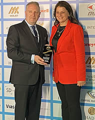 Barbara Baumgartner accepted both awards on behalf of FAI at a Gala Evening, attended by senior aviation industry leaders.