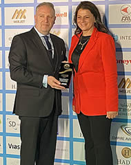 Barbara Baumgartner accepted both awards on behalf of FAI at a Gala Evening, attended by senior aviation industry leaders.