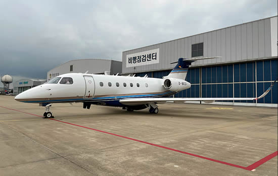 Embraer Praetor 600 delivered to South Korea’s Flight Inspection Services Center