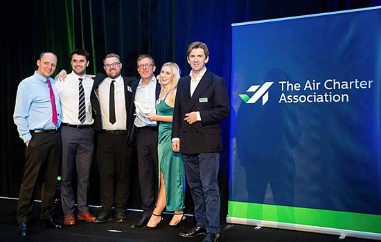 Second year running: Saxon Air crowned the ACA's Helicopter Charter Operator of the Year