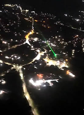 Air Ambulance warns of dangers of shining lasers at aircraft