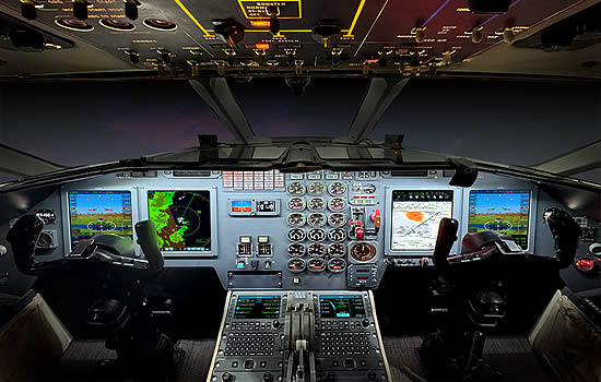 Phoenix Rising Aviation and Global Jet Partners unveil new InSight Flight Display System configuration for Falcon 900Bs
