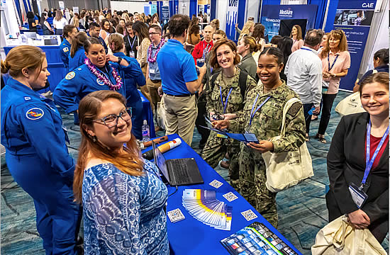 WAI2024 Exhibit Hall was busy with over 200 exhibitors and over 5,200 attendees. Photo: WAI - Chris Miller.