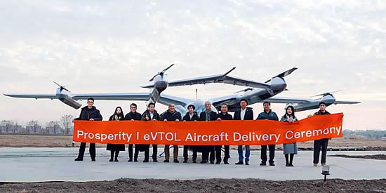 AutoFlight delivers first electric air taxi to customer in Japan