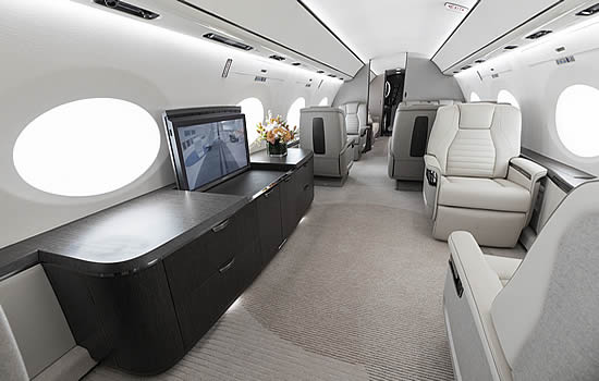 The G700 cabin supplemental type certifications officially approve the interior outfitting of the G700 and its cabin air purification system.