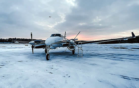 Beechcraft King Air C90GTx flight campaign.