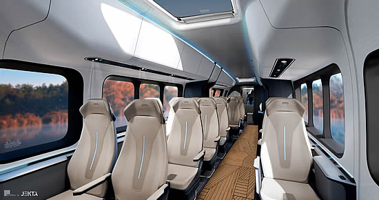 JEKTA unveils first interiors of PHA-ZE 100 regional amphibious airframe JEKTA unveils first interiors of PHA-ZE 100 regional amphibious airframe