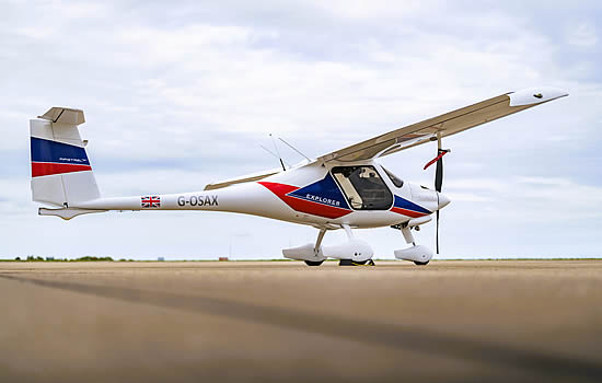 The program is anchored by the introduction of the UK's first Virus SW121A - ‘the Explorer’ aircraft, provided by NEBOair.