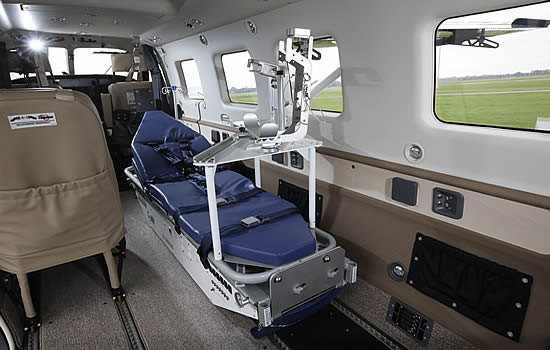 Spectrum Aeromed obtains FAA approval for Daher Kodiak ambulance solutions Spectrum Aeromed obtains FAA approval for Daher Kodiak ambulance solutions