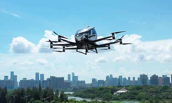 MLG presents Ehang to fly at AIRTAXI Market Showcase in Dubai