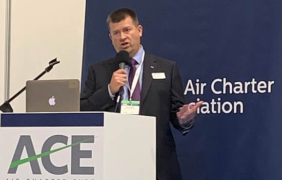 Glen Hogben addressing charter challenges at ACE2024.
