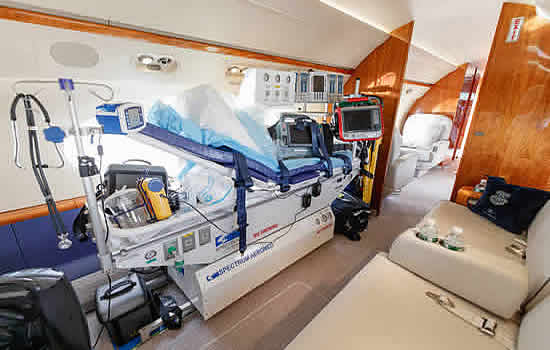 VIP Completions converts Gulfstream G550 from business aircraft to air ambulance VIP Completions converts Gulfstream G550 from business aircraft to air ambulance