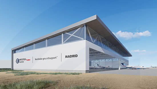 Universal Aviation Spain announces Madrid's first and only premium GA hangar at Barajas Airport Universal Aviation Spain announces Madrid's first and only premium GA hangar at Barajas Airport