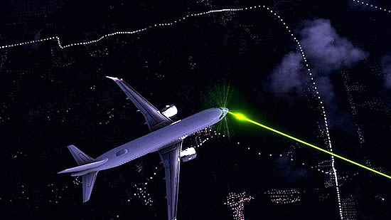 Aircraft laser strikes continue to be dangerously high
