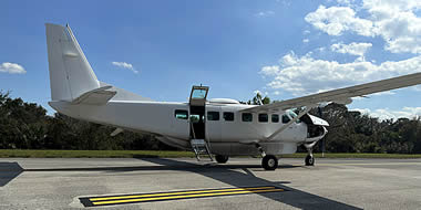 The Plane Simple ESA terminal, situated on the top of the Cessna Caravan fuselage, proved its value during its testing. Copyright Gogo.