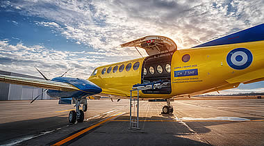 Greece’s National Center for Emergency Care receives new Beechcraft King Air 360C