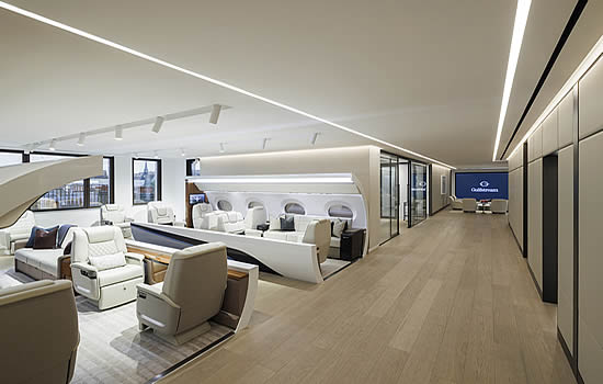 Gulfstream unveils redesigned London showroom