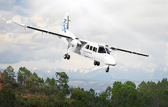 ECT Aviation's Britten-Norman BN2T-4S Islander.