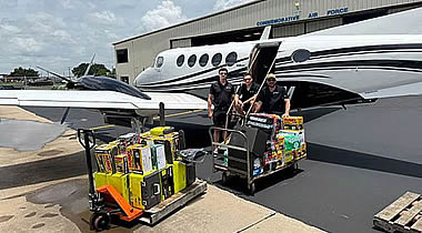 Business aviation steps up to support Texas flood victims