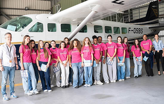 Girls in Aviation Day by the new Carib Skies Chapter