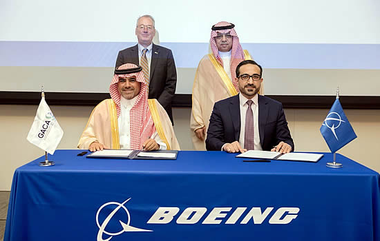 Saudi aviation delegation visits FAA, Boeing’s HQ and Dreamliner facility, signing an MoU on sustainability and AAM
