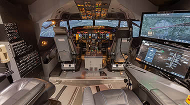 FFS Cockpit at BAA Training.