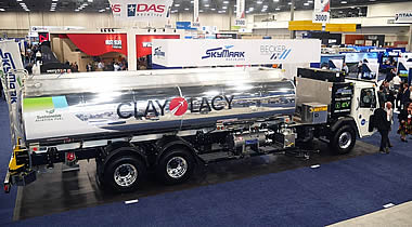 Skymark Refuelers, World Fuel, and Clay Lacy unveil Nation’s largest all-electric aircraft refueler