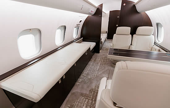Bombardier Global 5500 refurbishment